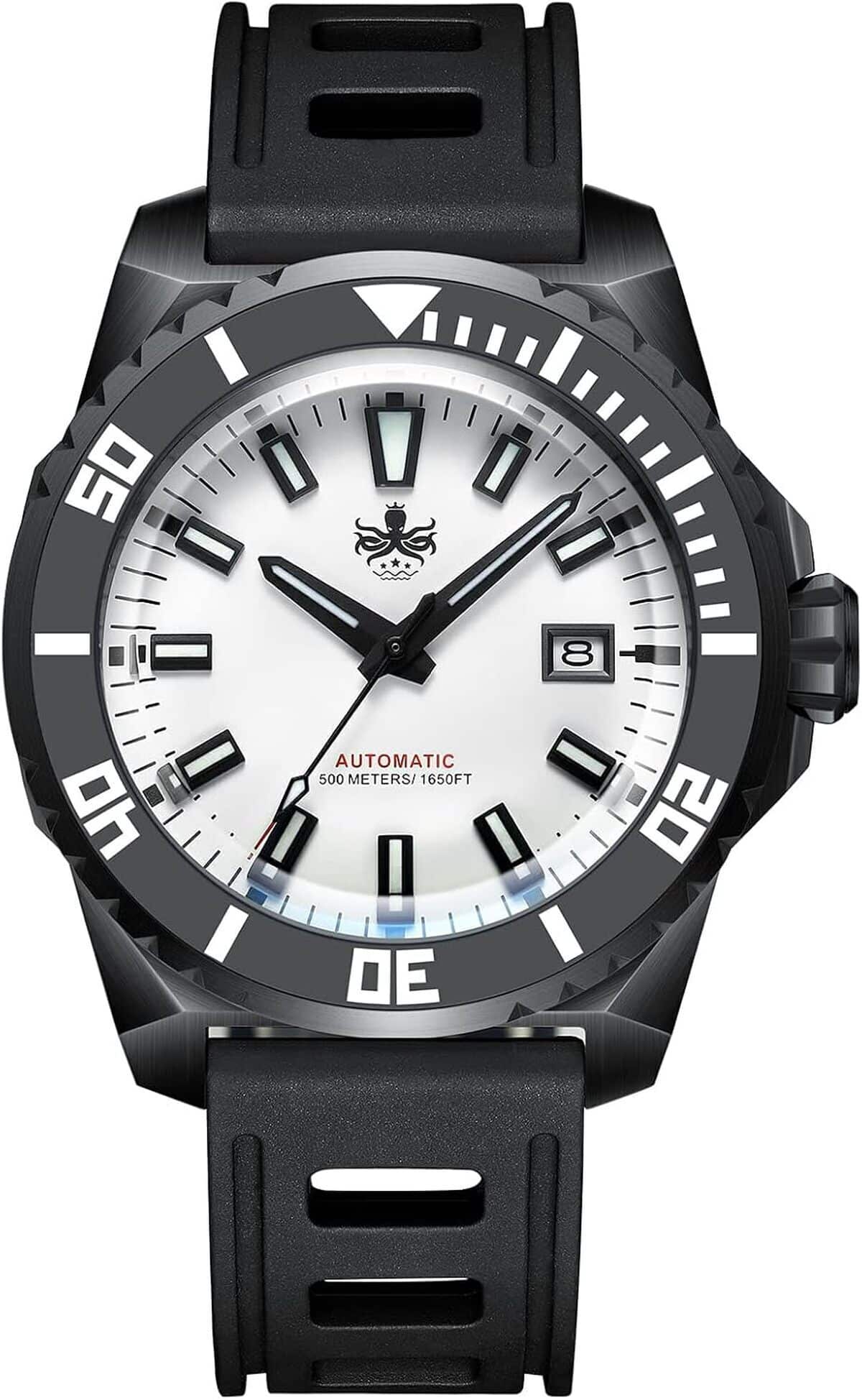 Avis : phoibos Leviathan montre de plongée automatique 45 mm élégance sous-marine