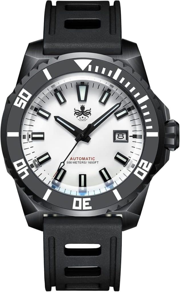 Avis sur la Phoibos Leviathan : montre de plongée automatique 45mm