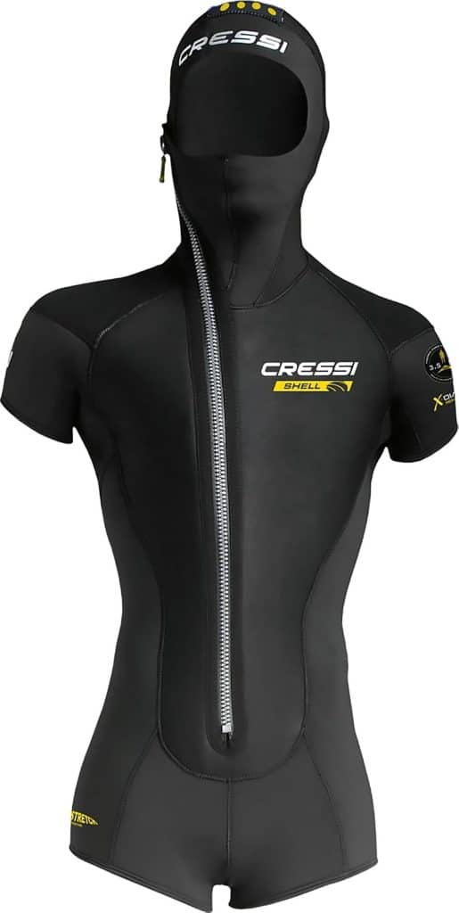 Test de la surcombinaison Cressi Shell Man 5mm en néoprène ultra extensible