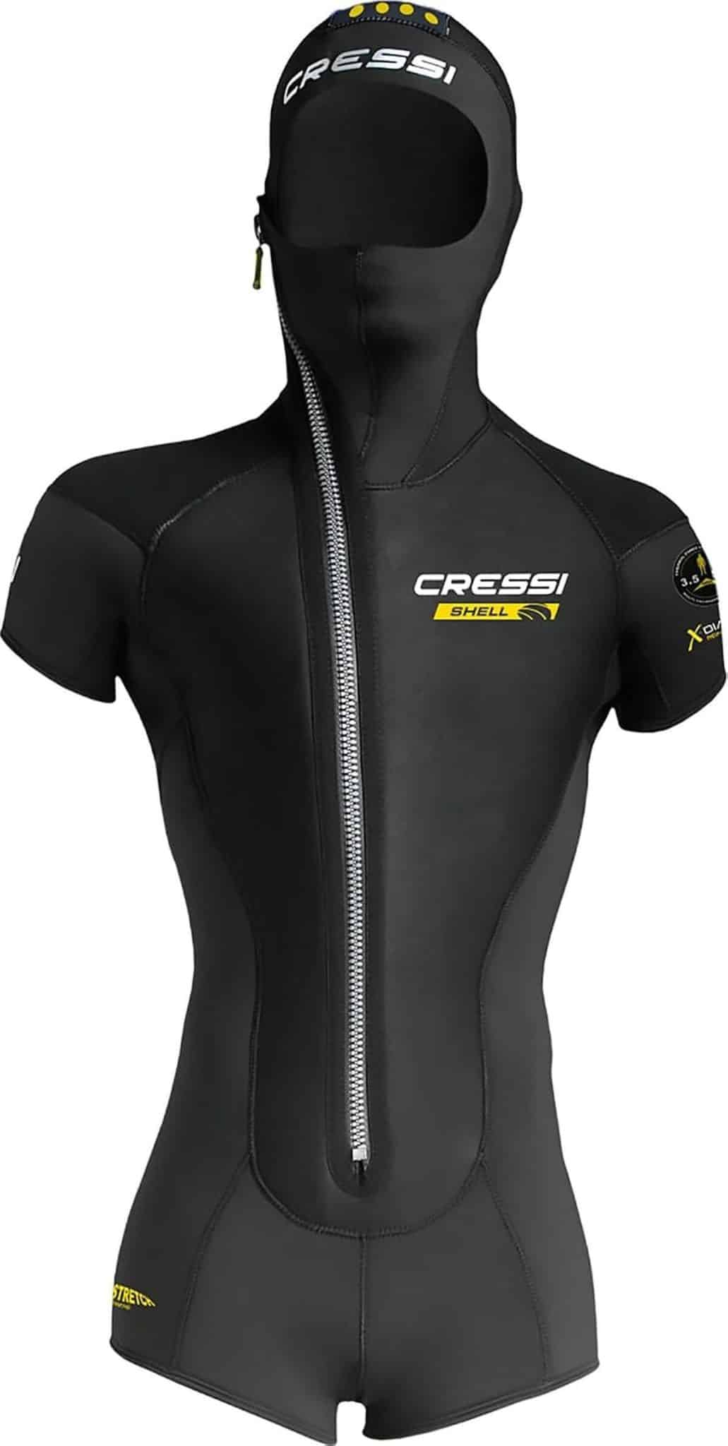 Test de la surcombinaison Cressi Shell Man 5mm en néoprène ultra extensible