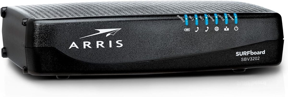 Test du modem câble Arris DOCSIS avec téléphone et 1 Gbps