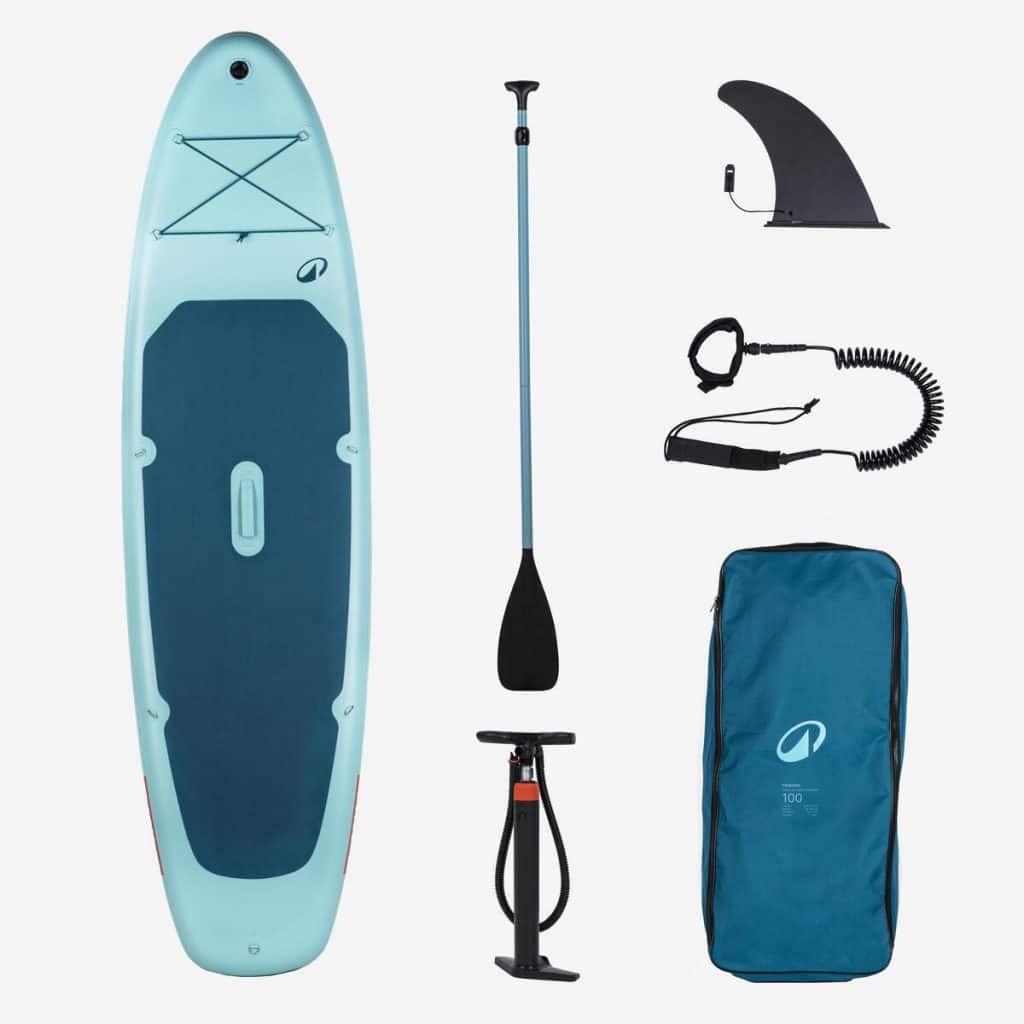 Test du stand up paddle gonflable 10'6 de Decathlon