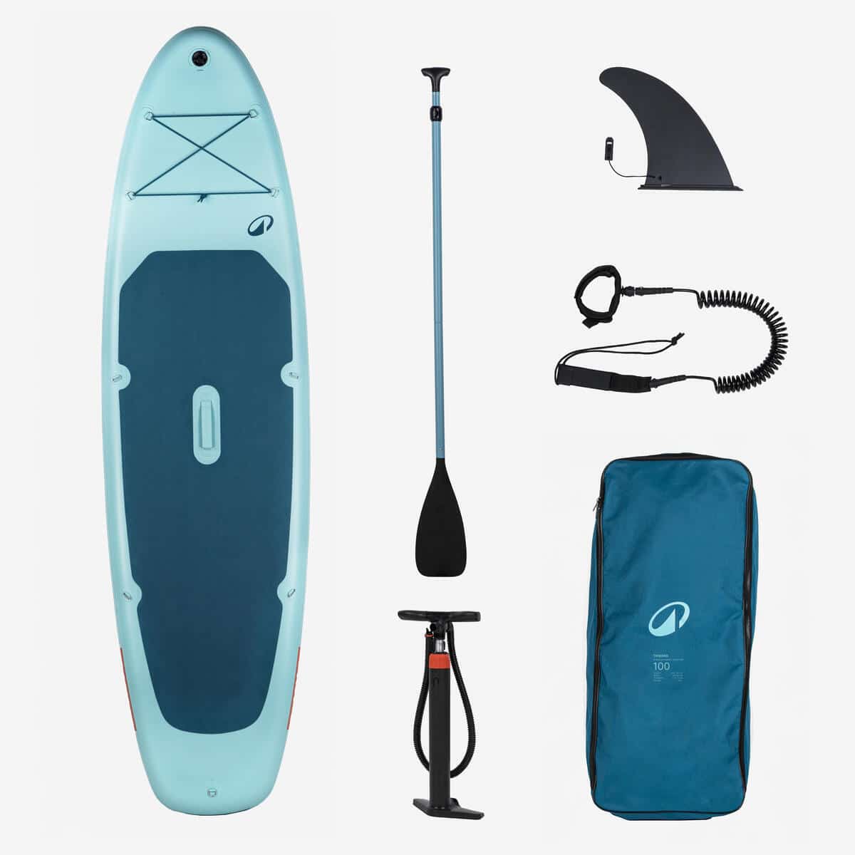 Test du stand up paddle gonflable 10'6 de Decathlon
