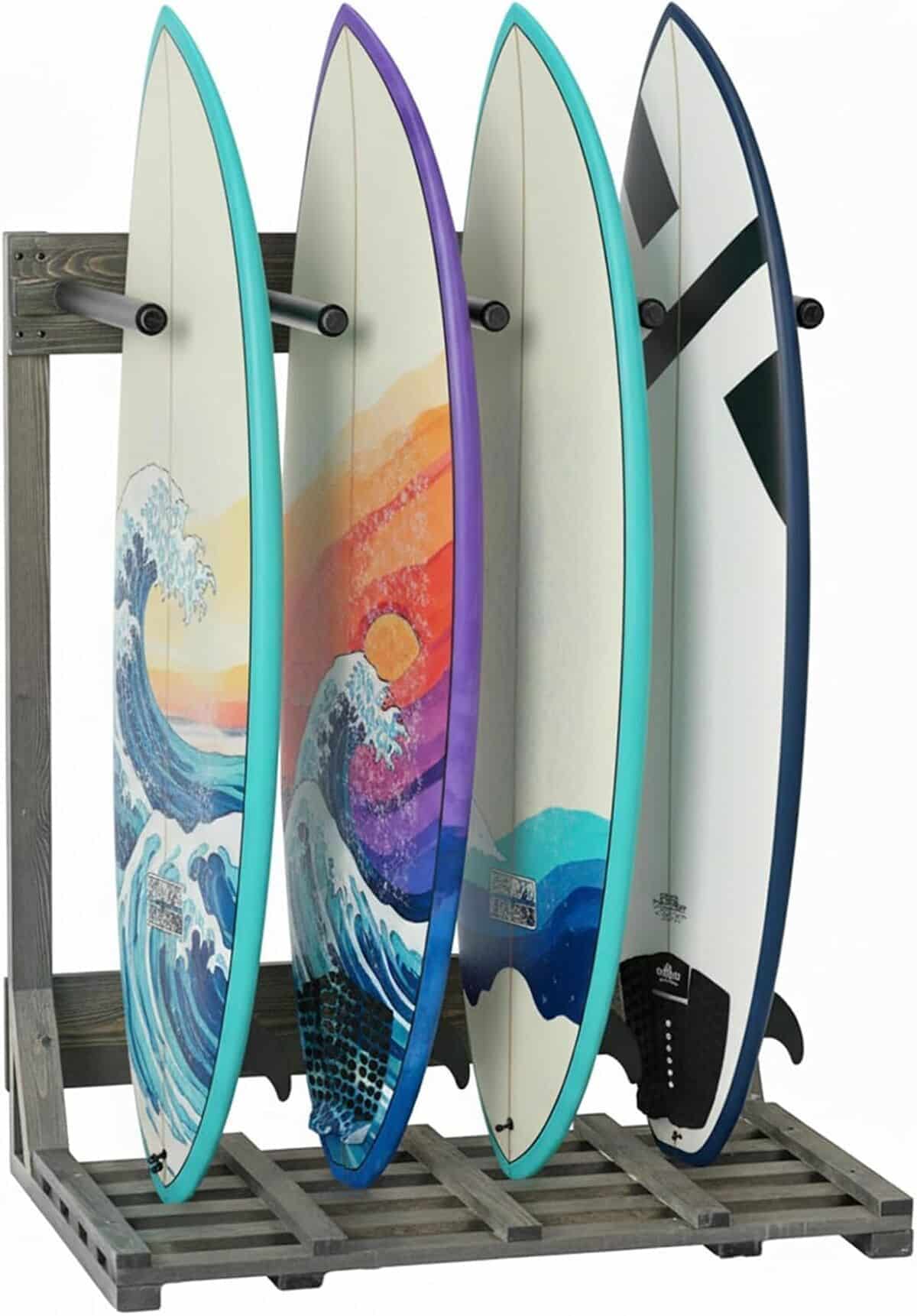 Test du support de rangement MyGift pour planche de surf 122 cm